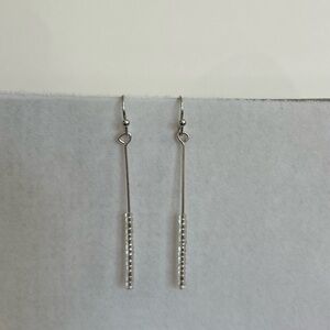 Chic Silver Dangle Earrings
